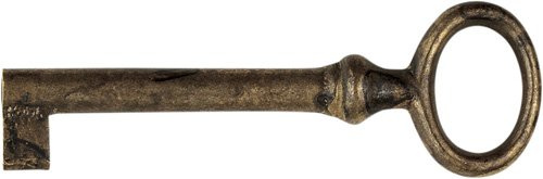 Schlüssel Messing Antik 76 mm - Qualität aus Europa seit 1998