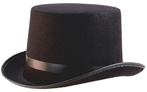 SUPER =SCHWARZER ZYLINDER HUT =IN DEN DURCHMESSERN VON 55cm & 58cm & 60cm =TOLL FÜR JEDE ART DER VERKLEIDUNG ODER KOSTÜM= VON ILOVEFANCYDRESS===58cm HUT