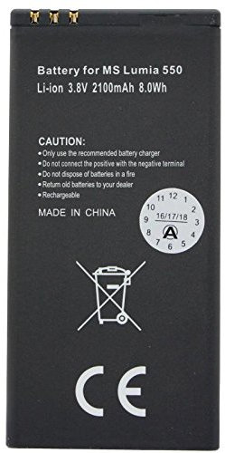 Akku kompatibel mit Microsoft BV-T5A Akku Li-Ion für Nokia Lumia 730, 735, 2220mAh