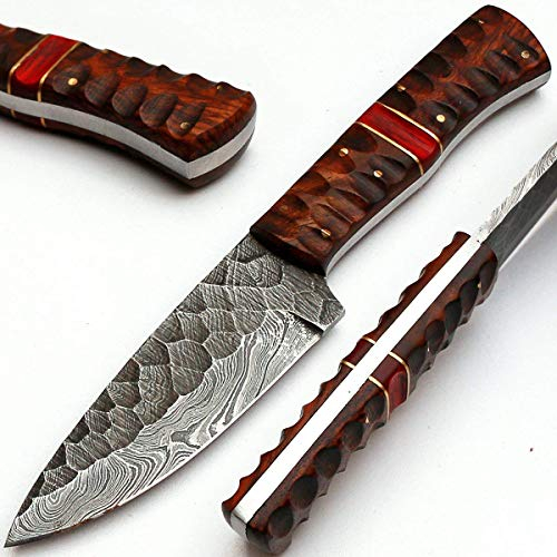 PAL 2000 KNIVES Couteau en Acier Damas Fait Main sur Mesure CHA-8670