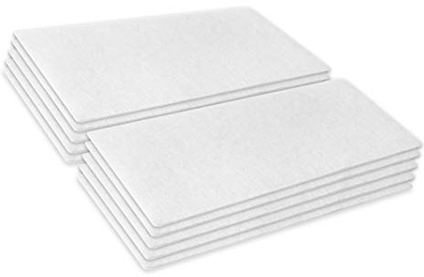 Kenekos 10 Mikrofilter/Luftfilter/Abluftfilter/Microfilter/Filtermatte zuschneidbar ca. 190x90mm / kompatibel mit diversen Miele Bodenstaubsauger