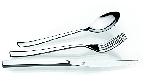 D&D Domus and Design Besteck-Set, aus Edelstahl, 18/10, Grau