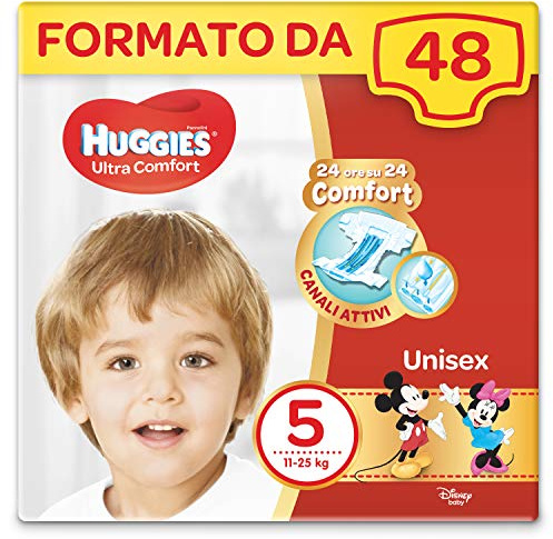 Huggies Ultra Comfort Windeln, Größe 5 (11-25 kg), 48 Windeln