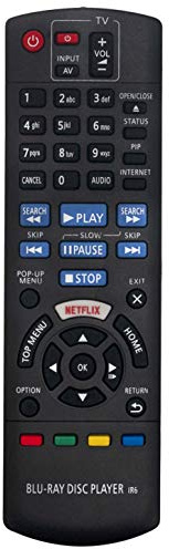 VINABTY N2QAYB001030 Telecomando per Panasonic lettore Blu-ray DVD DMP-BDT180EB DMP-BDT170EB DMP-BDT171EF