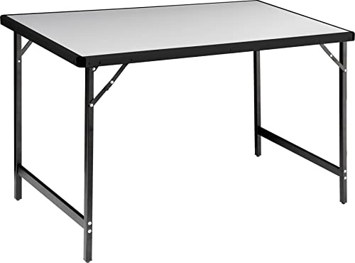 BRUNNER 0406102N Torun 4, Tavolo da Esterni con Ripiano in Alluminio e Gambe Pieghevoli in Acciaio, Compatto, Facile da Trasportare, Portata Max 30 kg