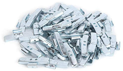 pour wheel balancing weights EBTOOLS Équilibre de poids de roue, 50 pièces 40g/1.4 oz blocs d'équilibrage de roue à clipser en alliage d'aluminium outil de réparation de pneu de style (sans pince d'é
