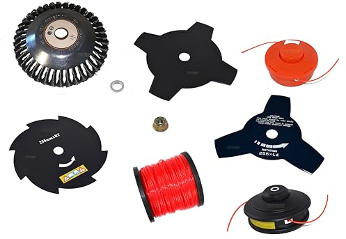 Motorsense Schneidset für Nemaxx Hecht Ryobi Plantiflex Timbertech Freischneider
