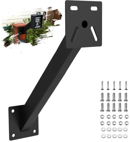 Keypad Mounting Post Bracket Heavy-Duty Universal Pedestal Mount Ghost Controls Gooseneck for Keypads on Automatic Gate Opener Systems, 14.6 1-Pack for Car