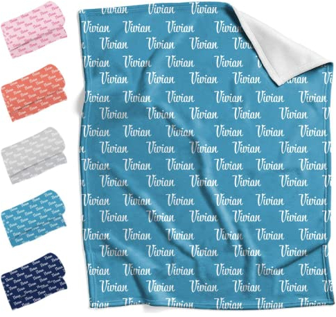 asu Kinderdecke Mit Namen,Decke Mit Namen Baby,kuscheldecke Mit Namen,Geschenke Mit Namen,Personalisierte Decke,Individuelle Decken, Individuelle DIY Decken (180x220cm)