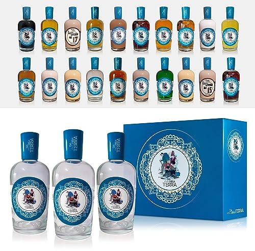 Da miña terra - Caja con 3 sabores a elegir de licores gallegos- 3 Botellas de 700 ml