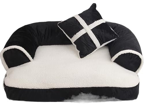 Hundebett Katzenbett Katzen Bett Hundebett, Hundesofa, Gemütliches Plüschsofa Für Haustiere, Robust, Langlebig, Abnehmbarer, Waschbarer Bezug, Erleichterung Und Verbesserter Schlaf Katzenkorb Hundemat