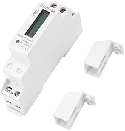 Einphasiger DIN-Schienen-Energiezähler, einphasiger Stromzähler, LCD-Display, intelligenter Energiemonitor, hohe Zuverlässigkeit und fortschrittliche Technologie, elektronischer