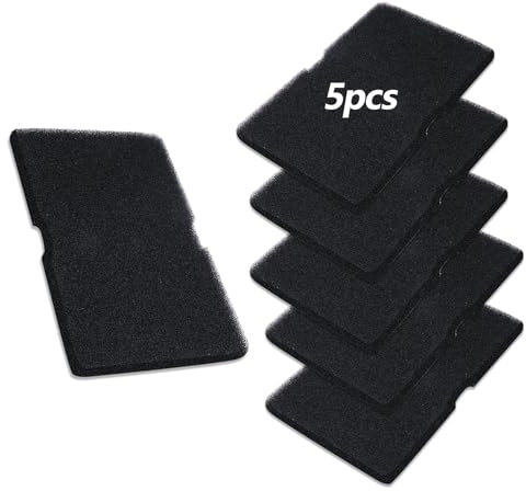 5 Pièces Filtre Seche Linge, 245 x 155 x 10 mm Sèche-Linge à Pompe à Chaleur, Filtres à Peluches Éponge de Rechange, Filtre Éponge pour Sèche-Linge à Pompe Chaleur et Séchoir à Condensation