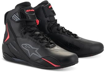 Alpinestars Stella Faster-4 Damen Motorrad Schuhe, schwarz/pink, 8 | Atmungsaktiv