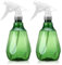 2 Stück Zerstäuber Sprühflaschen 500 ml, Spray Bottles mit Verstellbare Sprühkopf, Leere Nachfüllbar Pflanzensprüher Wassersprühflasche für Blumen Haare Küche Reinigung Spritzflasche