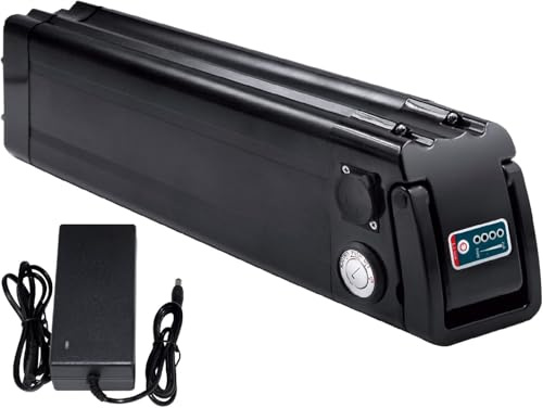 E-Bike Pedelec Akku 48V 12Ah 15Ah 20Ah Ebike Battery Pack, 48V 12Ah 15Ah 20Ah Rechargeable Li-Ion Battery, Eingebauter BMS Wasserdichter PVC-Akku Mit Ladegerät 48V 20AH,2