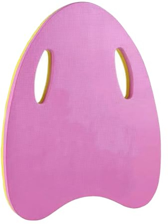 Valicaer Simbräda för barn, simbräda, kick med handtag, simstöd, PE-skum, simbräda, vattentät design, träningsutrustning, simning, sparkbräda för barn och vuxna (rosa)