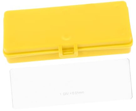 MAGICLULU Mikroskop-kalibrierlineal Objektmikrometer Glastisch-mikrometer Kalibrier-objektschieberlineal Für Präzise Messungen Mit Kompatiblen Mikroskopen