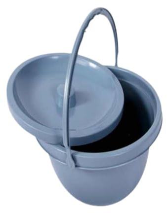 KiBcsLic Nachttopf mit Deckel Tragbares Bettpfannen Urinal für Schlafzimmer, Haushalt, Reisen