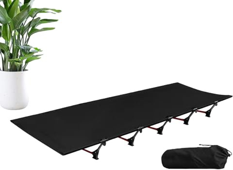 Pruojhw Letto da campo | Portatile compatto da spiaggia pieghevole | Biancheria da letto portatile per viaggi, escursioni, avventure all'aperto, casa, ospiti, pausa pranzo, zaino e comfort