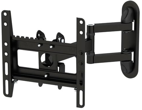 AVF EL204B-A Multi-Position Full Motion Long Extension TV Mount for 25-Inch to 40-Inch TV or Monitor, Black