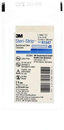 3M 39718 Steri-Strips Skin Closures, 1/2 x 4 Size, Pack of 300