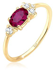 Elli PREMIUM - 0604530418 - Bague solitaire de fiançailles - Femme - Or - Taille: 58