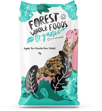 Forest Whole Foods - Organic Raw Shelled Pistachio Nuts (1kg)