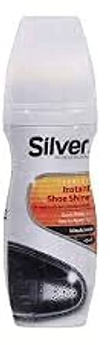 Silver Liquid Instant Shoe Shine, Schwarz, 75 ml