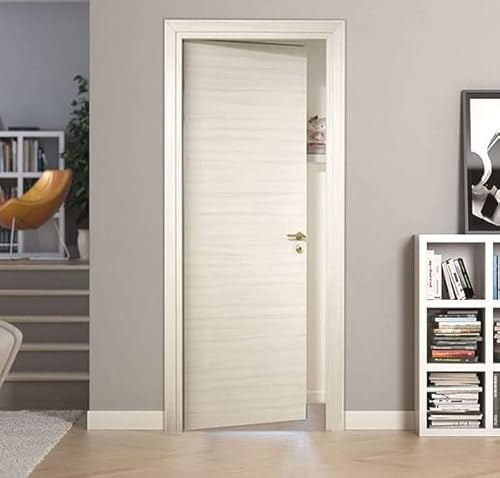 Innentür aus Laminat Palisander Weiß mit Schloss und Chrom-Finish, Durchgangsgröße 90 x 210 SPITNA SX