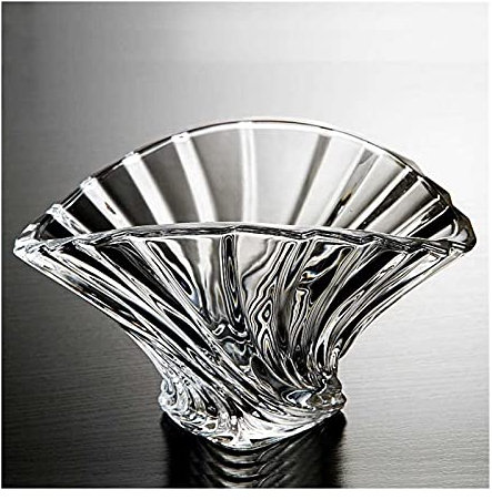 Bols à Salade/Bol Salade Bol en verre en forme de cristal en forme de cristal en forme de cristal de fruits de fruits décoratifs bol de bonbons bols de snack organisateur salle de séjour Saladiers Ver