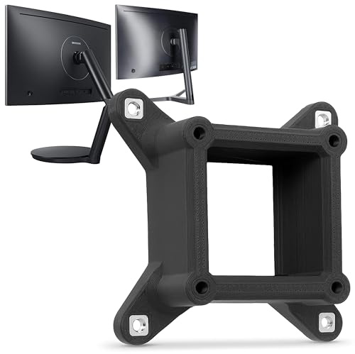 3IDEE VESA Adapter, VESA Mount für Samsung Curved LED Monitor (C24FG70, C24FG73, C27FG70, C27FG73, LC24FG70, LC27FG70) - VESA Adapter Monitor 75x75 mm - für Monitore ohne VESA Anschluss