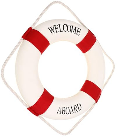 TOPBATHY 3St Beschreibung nautische Rettungsboje Kasse Rettungsring Wanddekoration Bojen home decor wohnungseinrichtung schwimmboje floties Wanddekorationszubehör Rettungsring Dekorationen