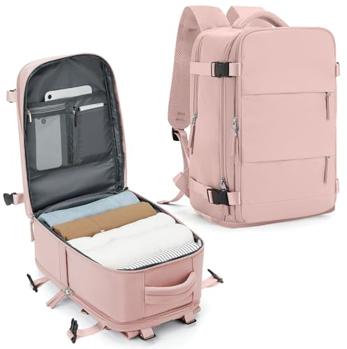 SZLX Zaino Ryanair 40x20x25 Donna Zaino da Viaggio Bagaglio a Mano 20L Uomo Borse da cabina Easyjet Travel Backpack Adatto a laptop da 14 Pollici con scomparto per scarpe per Lavoro e Scuola