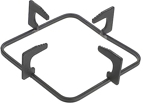 Housoutil Cast Iron Gas Stove Rack for Kitchen Use with Stable Structure Design and Comfortable Operation, Black Stove Support Rack for Gas Burner and Household Cooking