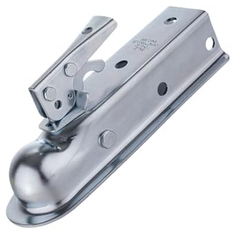 Acoplador De Lengüeta para Remolque | Cubierta de Bola y Conector de Enganche | Bola de 50 mm y 75 mm, Acoplamiento para, Velero, Coche, Furgoneta, para Diversas Necesidades de Remolque