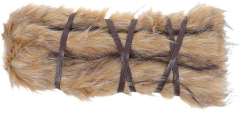 Operitacx Vikinger Beinstulpen aus Polyester mit Verstellbaren Schnürsenkeln und Weichem Fell für Damen und Herren für Festival und Party Kostüme im Vintage Stil