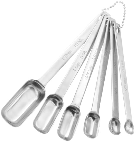 Judge Kitchen 6 piece Measure Spoons