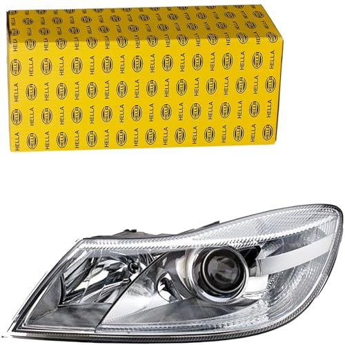 HELLA 1LL 247 052-271 DE/Halogen Scheinwerfer - Skoda Octavia II (1Z3) | 1LL 247 052-271 Kompatibel mit Octavia II (1Z3),Octavia II Combi (1Z5)