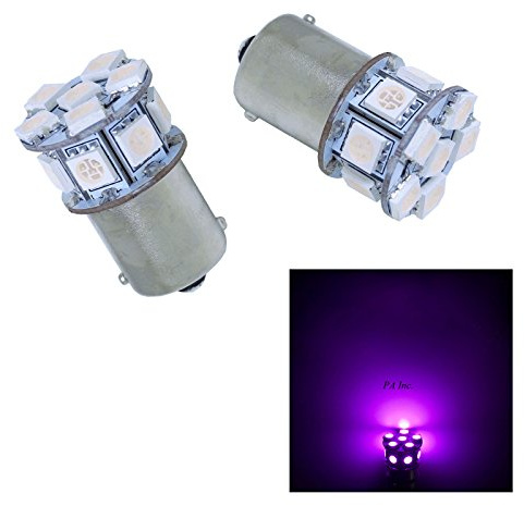 PA LED 2PCS 1156 Ba15s Purple Auto LED Bulb 12V for Turn Signal, Side Marker, Stop, Back Up, Tail Light (1073 1003 1093 1129 1141 1159 1259 1459 1619 1651 1680 3496 5007 5008 7506 7527 Available)