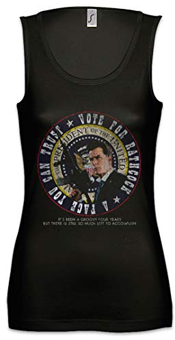 Urban Backwoods Vote for Rathcock Machete Damen Frauen Tank Top Shirt Schwarz Größe L