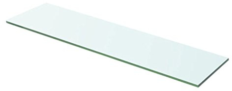 yorten Glasboden Glas Regalboden Glasscheibe Glasplatte Einlegeboden Glasablage Transparent Max. Tragfähigkeit 15 kg 60 x 12 cm (L x B) Stärke 8 mm