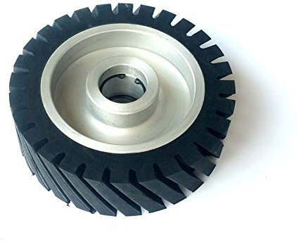 4 pezzi da 6 8 10 12 Set di nastri abrasivi per levigatrice a nastro per levigatrice a nastro in gomma scanalata assortiti, B 12,7 mm installato