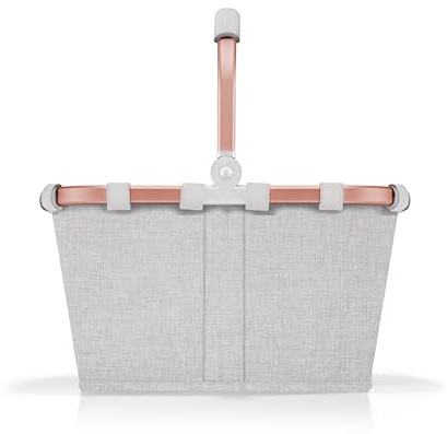 reisenthel carrybag XS Twist Sky Rose – Kleiner Stabiler Korb im XS Format Kleiner Variante der Einkaufsikone praktische Innentasche – Elegantes, wasserabweisendes Design