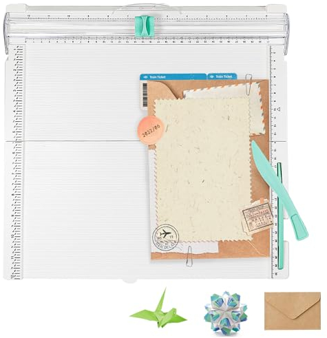 2 en 1 Cortador de Papel y Marcador,360 ​​x 338 Mm Cutter Manualidades, Guillotina de Papel A4 Cutter, para Hacer Tarjetas y Suministros para Manualidades de Marcador