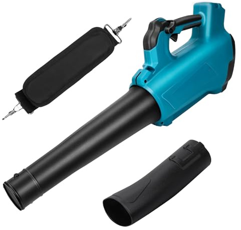 WingFly Akku-Laubbläser, Gebläse für Makita 18V, Luftgeschwindigkeit 12.7 m³/min, Einstellbar Geschwindigkeit zum Reinigen von Laub, Entfernen von Staub, ohne Akkus und Ladegerät