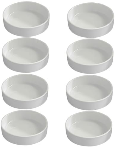 YARNOW 8stücke Keramische Blumentopf-untersetzer Runde Blumentopf-Teller Wasserfeste Und rutschfeste Unterlagen Für Pflanzen Für Und Außenbereich Passend Zu Töpfen Keramik