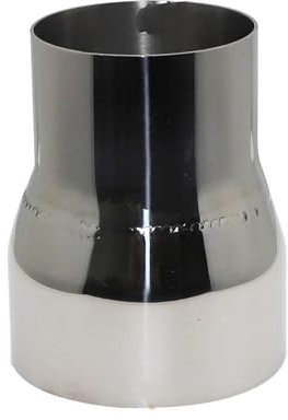 DZSFDGDDFGD Endrohre Autoauspuff Pipeline Geschweißtes Rohr Mehrere Größen Erhältlich Universeller Gerader Adapter Aus Edelstahl Reduzierstück Auspuffblenden(O.D 45mm-57mm)