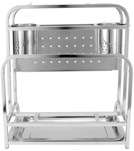Estante de Almacenaje para Cocina, Estuche Organizador, Soporte para Cuchillos, Encimera, Tabla de Cortar, Soporte para Palillos