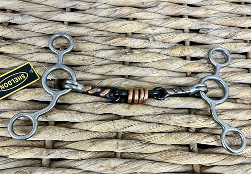 Tom Thumb Gag Bit - Sweet Iron with Copper Rollers - 4 1/2-6” 15cm/6”
